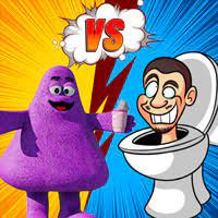 Grimace Versus Skibidi